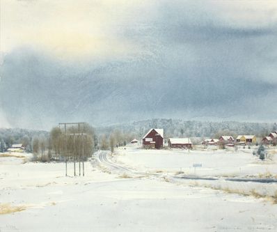 2006   Vinter  (36x43 cm)    3500 kr